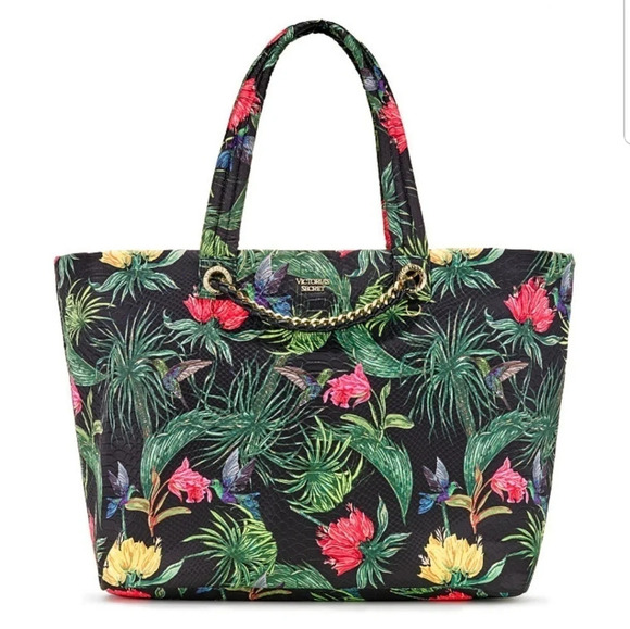 VS Victoria's Secret Weekender Tote Bag Purse - Picture 1 of 6